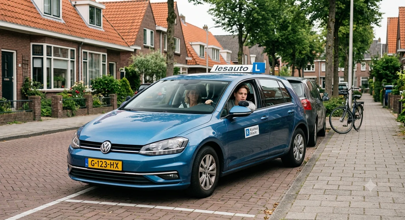 Bijzondere verrichtingen oefenen tijdens rijles voor het praktijkexamen auto