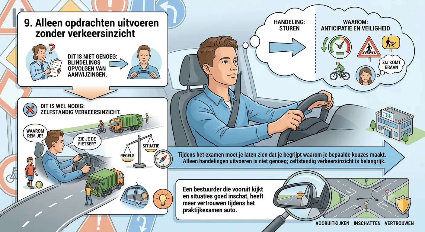 Verkeersinzicht ontwikkelen tijdens rijlessen voor het rijexamen